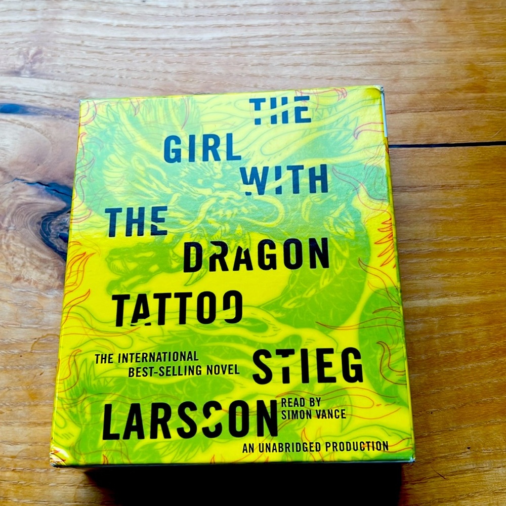Stieg Larson “ The girl with the dragon tattoo “